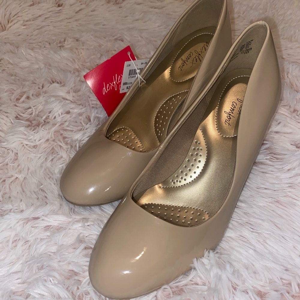 Alex Flex Comfort Nude heels